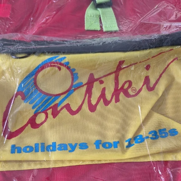 Red and Yellow Contiki Backpack - Picture 2 of 6
